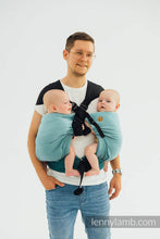 Load image into Gallery viewer, HYR! - LennyHip/LennyTwin Carrier - LITTLE HERRINGBONE OMBRE GREEN