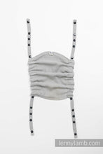 Load image into Gallery viewer, Huva för bärsele - LITTLE HERRINGBONE GREY