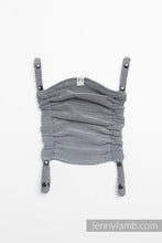 Load image into Gallery viewer, Huva för bärsele - LITTLE HERRINGBONE OMBRE GREY