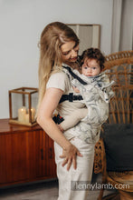 Load image into Gallery viewer, LennyGo Ergonmic Carrier - JURASSIC PARK - ICE DESERT - 100% cotton