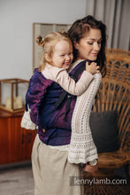 Load image into Gallery viewer, LennyPreschool Carrier - WILD WINE - BOUQUET - 100% cotton - Sale!