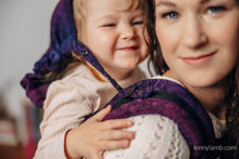 Load image into Gallery viewer, LennyPreschool Carrier - WILD WINE - BOUQUET - 100% cotton - Sale!