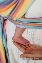 Laden Sie das Bild in den Galerie-Viewer, Lenny Lamb Baby Sling/Vävd sjal för prematur - LUNA - 100% bomull