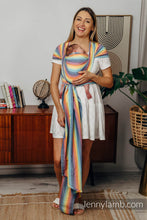 Laden Sie das Bild in den Galerie-Viewer, Lenny Lamb Baby Sling/Vävd sjal för prematur - LUNA - 100% bomull