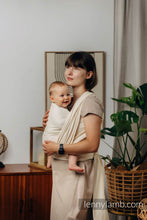 Laden Sie das Bild in den Galerie-Viewer, Lenny Lamb Woven Baby Wrap/Vävd sjal - LITTLE HERRINGBONE LUCE - 100% bomull