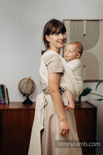 Laden Sie das Bild in den Galerie-Viewer, Lenny Lamb Woven Baby Wrap/Vävd sjal - LITTLE HERRINGBONE LUCE - 100% bomull