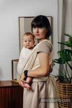 Laden Sie das Bild in den Galerie-Viewer, Lenny Lamb Woven Baby Wrap/Vävd sjal - LITTLE HERRINGBONE LUCE - 100% bomull