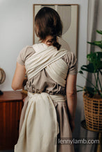 Laden Sie das Bild in den Galerie-Viewer, Lenny Lamb Woven Baby Wrap/Vävd sjal - LITTLE HERRINGBONE LUCE - 100% bomull