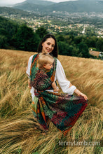 Laden Sie das Bild in den Galerie-Viewer, Lenny Lamb Woven Baby Wrap/Vävd sjal - RAINFOREST - DIVERSE - 100% bomull