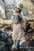 Load image into Gallery viewer, LennyPreschool Carrier - JURASSIC PARK - FOSSIL - 100% cotton