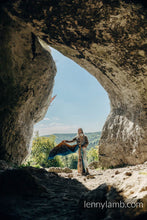 Laden Sie das Bild in den Galerie-Viewer, Lenny Lamb Woven Baby Wrap/Vävd sjal - JURASSIC PARK - FOSSIL - 100% bomull