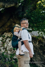 Load image into Gallery viewer, LennyPreschool Carrier - ZEBRA - SAVANNA - 63% cotton, 37% merino wool