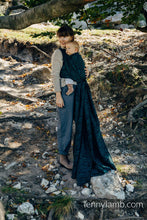 Laden Sie das Bild in den Galerie-Viewer, Lenny Lamb Woven Baby Wrap/Vävd sjal - ZEBRA - SAVANNA - 63% bomull, 37% merinoull