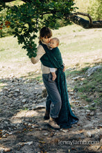 Laden Sie das Bild in den Galerie-Viewer, Lenny Lamb Woven Baby Wrap/Vävd sjal - ZEBRA - SAVANNA - 63% bomull, 37% merinoull