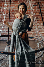 Load image into Gallery viewer, Lenny Lamb Woven Baby Wrap - SKETCHES OF NATURE - EPIC - 63% cotton, 37% silk
