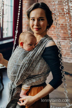 Load image into Gallery viewer, Lenny Lamb Woven Baby Wrap - SKETCHES OF NATURE - EPIC - 63% cotton, 37% silk