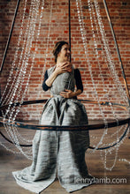 Load image into Gallery viewer, Lenny Lamb Woven Baby Wrap - SKETCHES OF NATURE - EPIC - 63% cotton, 37% silk