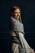 Load image into Gallery viewer, Lenny Lamb Woven Baby Wrap - SKETCHES OF NATURE - EPIC - 63% cotton, 37% silk