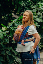 Laden Sie das Bild in den Galerie-Viewer, Lenny Lamb Woven Baby Wrap/Vävd sjal - INFINITY - ROLLER - 100% bomull