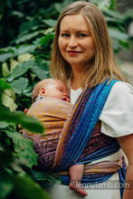 Laden Sie das Bild in den Galerie-Viewer, Lenny Lamb Woven Baby Wrap/Vävd sjal - INFINITY - ROLLER - 100% bomull