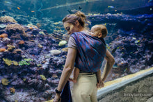 Laden Sie das Bild in den Galerie-Viewer, Lenny Lamb Woven Baby Wrap/Vävd sjal - RAPUNZEL - SWIRL - 100% bomull