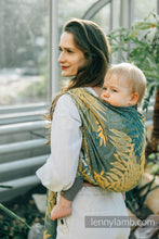 Laden Sie das Bild in den Galerie-Viewer, Lenny Lamb Woven Baby Wrap/Vävd sjal - RAINFOREST - SELVA - 100% bomull