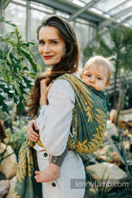 Laden Sie das Bild in den Galerie-Viewer, Lenny Lamb Woven Baby Wrap/Vävd sjal - RAINFOREST - SELVA - 100% bomull