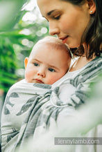 Laden Sie das Bild in den Galerie-Viewer, Lenny Lamb Ringsling - BIRDY - WHITE NOISE - 68% Baumwolle, 16% Leinen, 16% Modal
