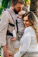 Laden Sie das Bild in den Galerie-Viewer, LennyLight Tragehilfe - HEXAFLOWERS - MIRROR - 55% Baumwolle, 45% Tencel™