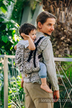 Load image into Gallery viewer, LennyPreschool Carrier - HEXAFLOWERS - MIRROR - 54% Cotton, 46% Tencel™