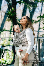 Laden Sie das Bild in den Galerie-Viewer, Lenny Lamb Gewebtes Babytragetuch  – HEXAFLOWERS – MIRROR – 55 % Baumwolle, 45 % Tencel™
