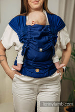 Load image into Gallery viewer, LennyHybrid Half Buckle Carrier - COBALT - 100% cotton - Standard