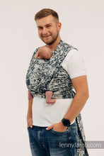 Laden Sie das Bild in den Galerie-Viewer, Lenny Lamb Woven Baby Wrap/Vävd sjal - CLOCKWORK - FIX IT - 100% bomull