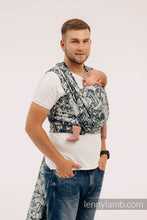 Laden Sie das Bild in den Galerie-Viewer, Lenny Lamb Woven Baby Wrap/Vävd sjal - CLOCKWORK - FIX IT - 100% bomull