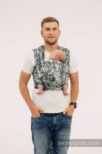Laden Sie das Bild in den Galerie-Viewer, Lenny Lamb Woven Baby Wrap/Vävd sjal - CLOCKWORK - FIX IT - 100% bomull