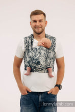 Laden Sie das Bild in den Galerie-Viewer, Lenny Lamb Woven Baby Wrap/Vävd sjal - CLOCKWORK - FIX IT - 100% bomull