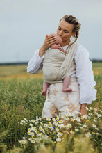 Laden Sie das Bild in den Galerie-Viewer, Lenny Lamb Woven Babytragetuch – ARROW - WHISPER – 100% Leinen