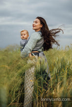 Laden Sie das Bild in den Galerie-Viewer, Lenny Lamb Woven Babytragetuch – ARROW - WAVE – 100% Leinen