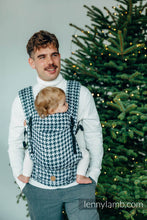 Load image into Gallery viewer, LennyLight Carrier - PATA DE GALLO - PIXELS - 44% cotton, 32% silk, 24% bamboo viscose