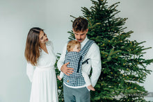 Load image into Gallery viewer, LennyLight Carrier - PATA DE GALLO - PIXELS - 44% cotton, 32% silk, 24% bamboo viscose