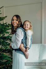 Load image into Gallery viewer, LennyPreschool Carrier - PATA DE GALLO - PIXELS - 44% cotton, 32% silk, 24% bamboo viscose