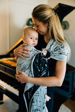 Load image into Gallery viewer, Lenny Lamb Ring Sling - MELODY - POLONAISE - 100% cotton