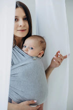 Laden Sie das Bild in den Galerie-Viewer, Trikåsjal Baby Sling - CHALCEDONY