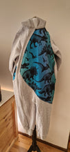 Load image into Gallery viewer, Jumpsuit - GRAY MELANGE & JURASSIC PARK - Begagnad