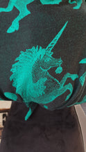 Load image into Gallery viewer, Lenny Buckle Onbuhimo Carrier - ENCHANTED BEASTS - EMERALD (REVERSE VERSION) - 100% cotton