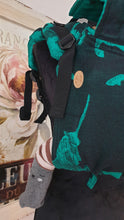Load image into Gallery viewer, Lenny Buckle Onbuhimo Carrier - ENCHANTED BEASTS - EMERALD (REVERSE VERSION) - 100% cotton