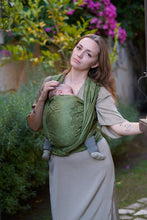 Load image into Gallery viewer, KOKADI Woven Baby Wrap - Rose Maribel - 55% micromodal, 45% Bamboo viscose