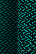 Load image into Gallery viewer, LennyHybrid Half Buckle Carrier - BASIC LINE EMERALD - 100% cotton - Standard