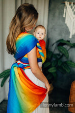 Laden Sie das Bild in den Galerie-Viewer, Lenny Lamb Woven Baby Wrap/Vävd sjal - RAINBOW BABY - 100% bomull