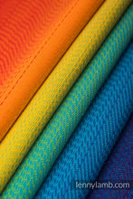 Laden Sie das Bild in den Galerie-Viewer, Lenny Lamb Woven Baby Wrap/Vävd sjal - RAINBOW BABY - 100% bomull